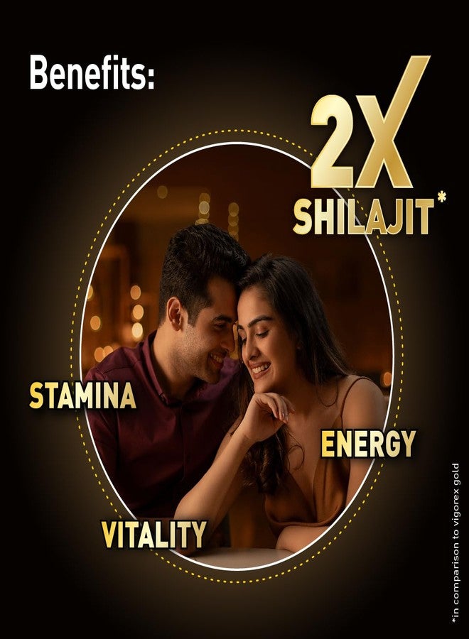 Zandu Vigorex Shilajit Gold - 12 Capsules - Image 4
