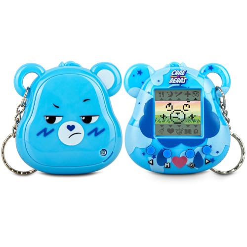 Care Bears Digital Pet Grumpy Bear Nano Pet with Care Features 14 Inch Screen Handheld Interactive Virtual Pets for Kids Collectible Electronic Toy Battery Included - Image 1