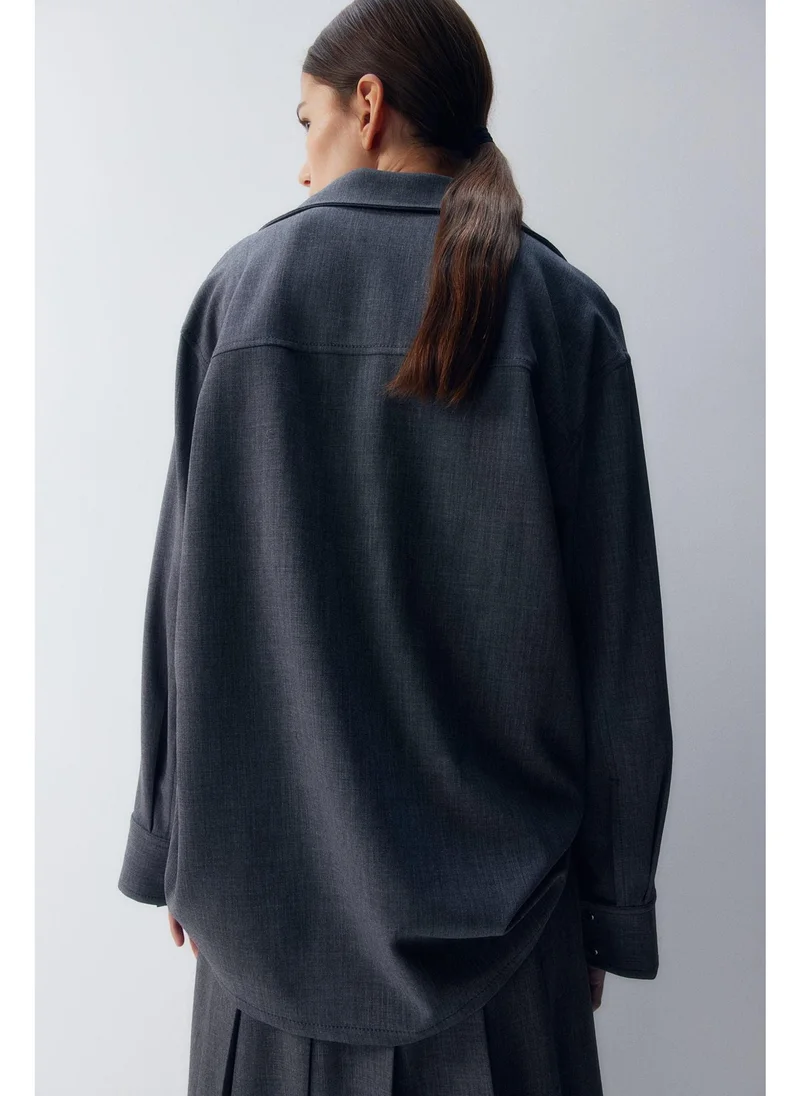 H&M Popover twill shirt