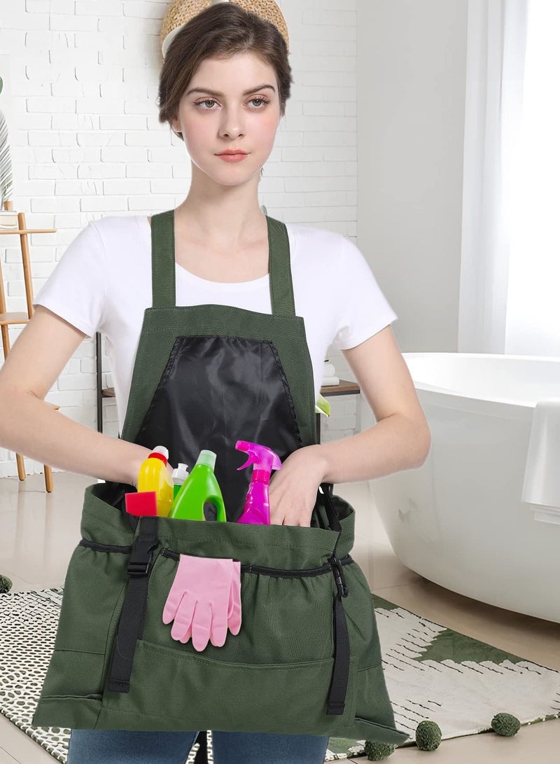Excefore Waterproof Gardening Apron with Pockets for Women & Men, Garden Harvest Pouch with Quick Release Pockets for Convenient Gardening - Image 4