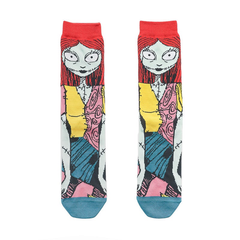Manufacturers Men'S Cartoon Socks Cotton Cartoon Women'S Socks Animation Trend Long Tube Characters Socks - Image 1
