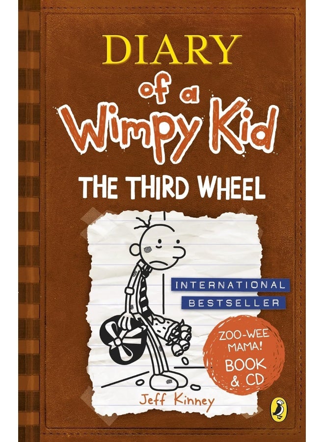 Diary of a Wimpy Kid: The Third Wheel book & CD