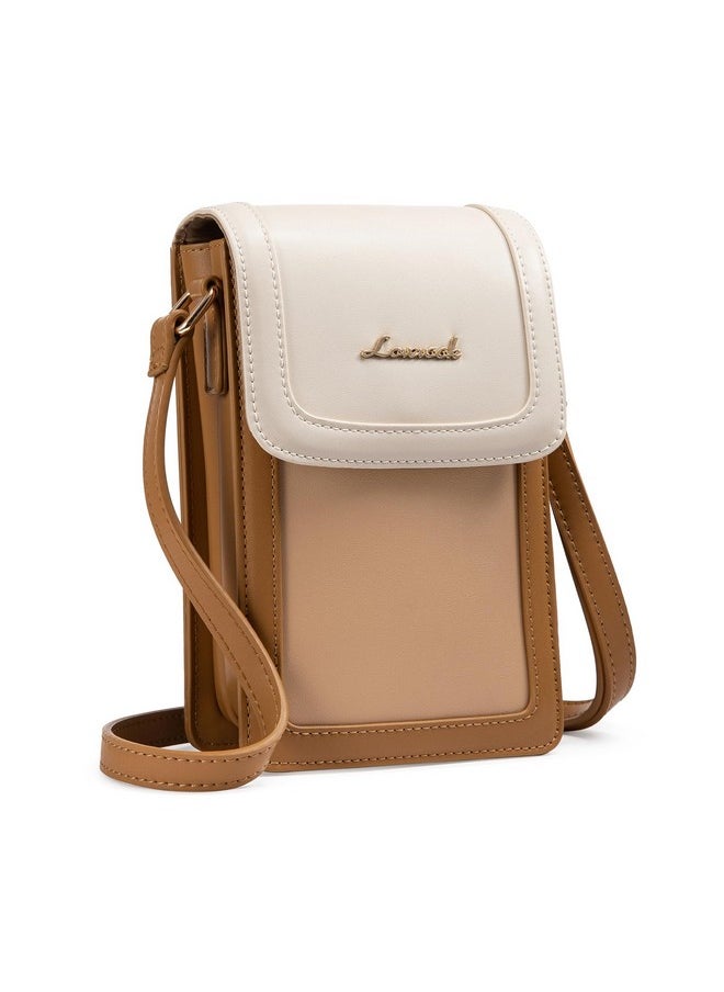 Lovevook Small Crossbody Bags For Women, Leather Phone Bag With Cross Body Strap Mini Purse Wallet With Card Slots  - Image 1