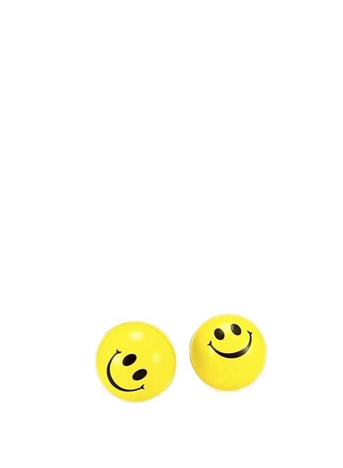 NYVIO Anti Stress Balls,Stress Ball,Stress Relief Ball,Smiley Squeezers,Hand Exercise Balls, Perfect For Relieving Anxiety(3Pack,Yellow)  - Image 4
