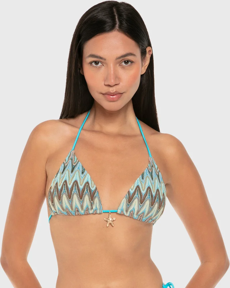 ايسلا اند ايفي Isla & Evie Crochet Halter Neck Swim Bra Top