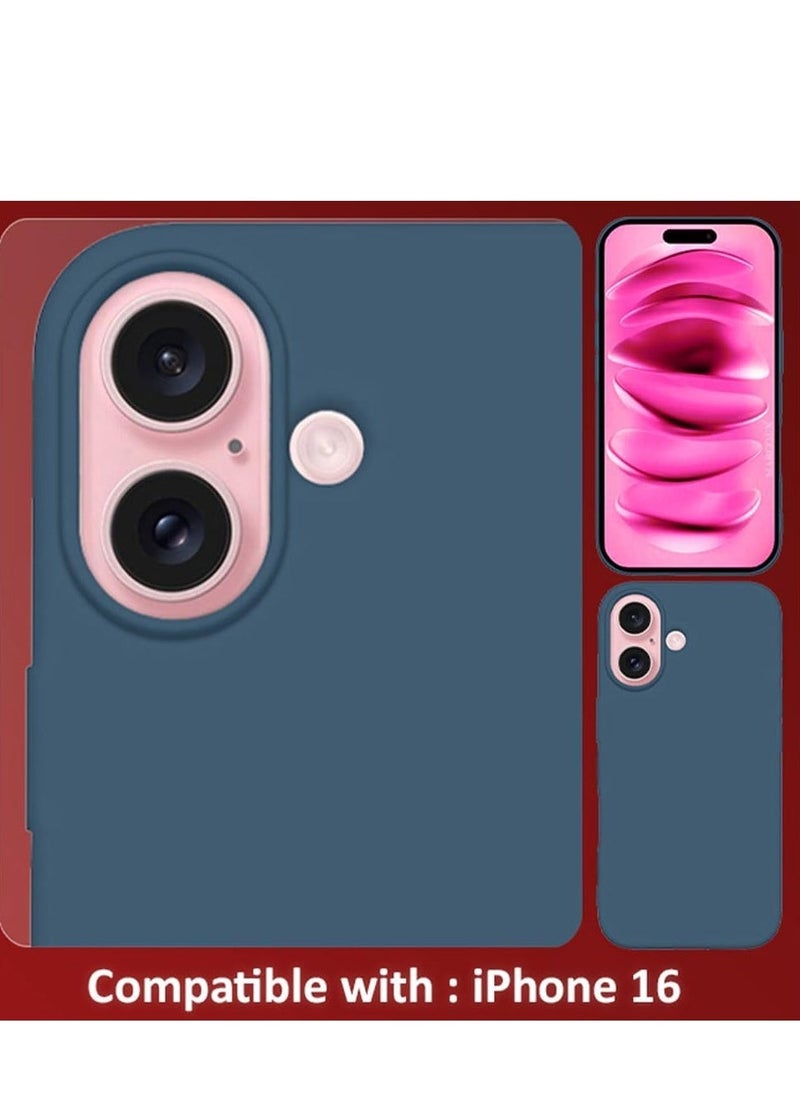 IAF Liquid Silicone Case for iPhone 16 - Ultra Slim Design with Soft Anti-Scratch Microfiber Lining & Drop Protection - Image 2