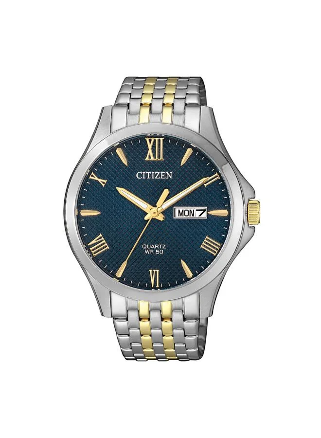 CITIZEN Men's Stainless Steel with Two-tone Gold Plating  Quartz Standard Watch BF2024-50L - 41 mm