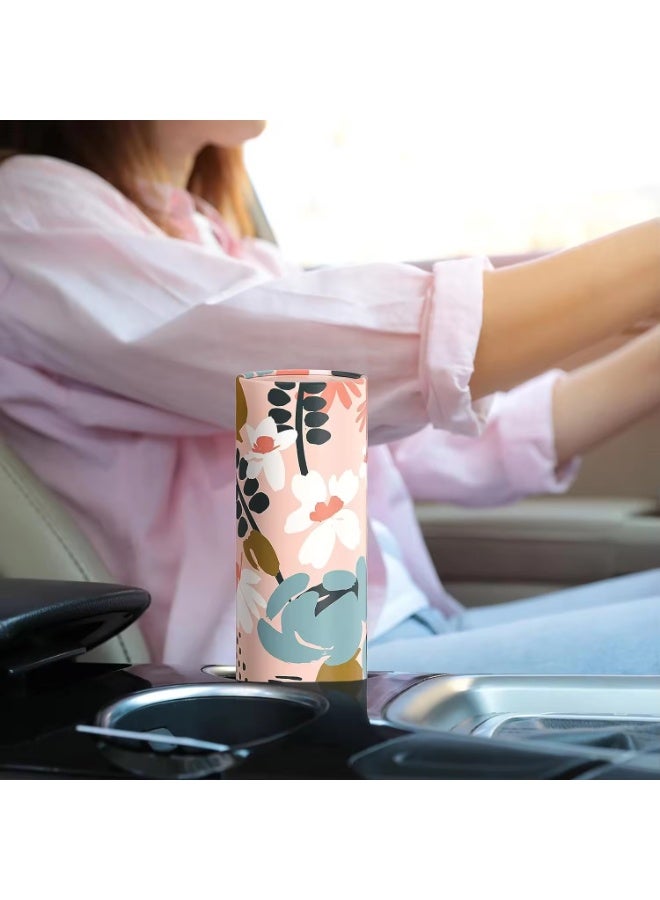 Halamodo Car Tissues Holder 4 Pack with Facial Tissues Travel Tissue Tubes Box Container Fit for Car Cup Holder Car Tissues Cylinder - Image 3