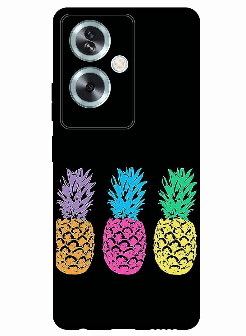 Theodor Protective Case Anti Scratch Shock Proof Bumper Cover For Oppo A79 5G Pineapples 1 - Image 1