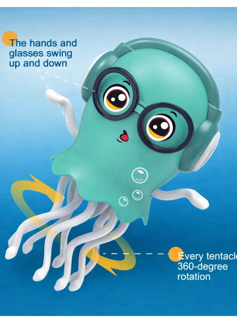 F.A.M.S Musical Tummy Time Baby Toy – Sensory Crawling Toy with Music & Moving Tentacles, BPA-Free ABS, Early Learning Development Toy for Infants - Image 2