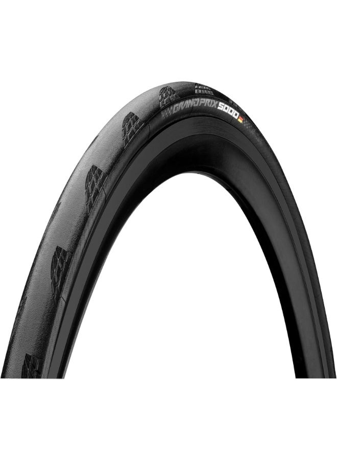 CONTINENTAL Grand Prix 5000 Folding Road Bike Tire 28-622 (700x28C) Black with BlackChili Compound and Vectran Protection - Image 1
