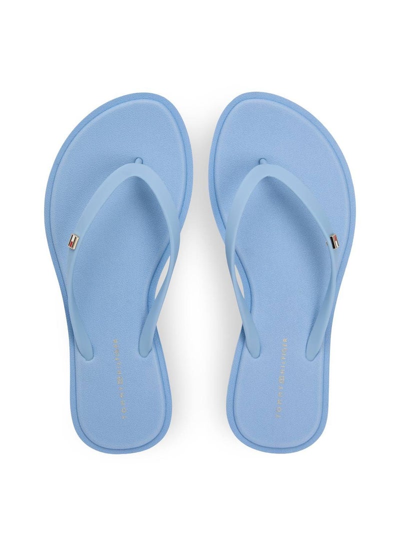 TOMMY HILFIGER Chic Enamel Flag Flip-Flops - Image 4