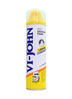 vi john Vi-John Shaving Foam Lemon 200 - ML  - Image 1