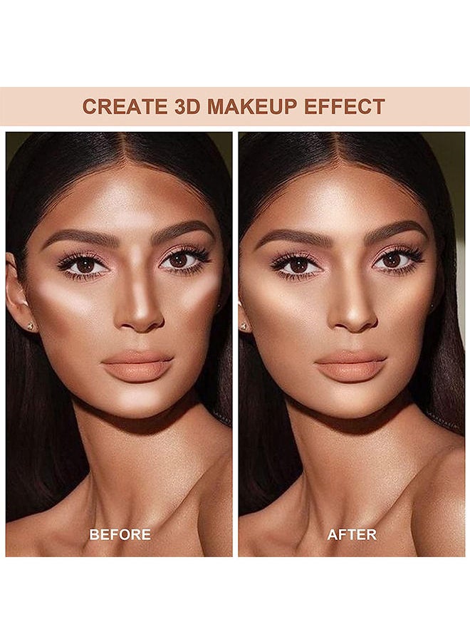 Double-Headed Highlight Contour and Concealer stick with Pencil Sharpener, contour stick, Face Highlighters Sticks, Concealer Contour Highlighter Stick, Cruelty Free Makeup, face concealer