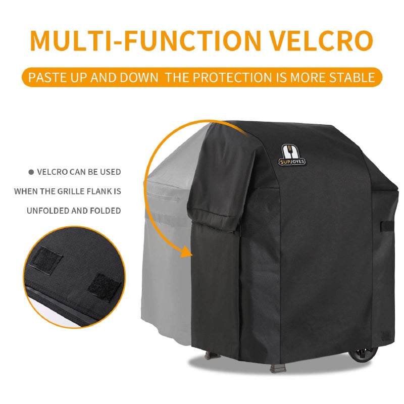 SUPJOYES Gas Grill Cover for Weber Spirit II 210, 48 Inch BBQ Grill Covers, Heavy Duty Waterproof Barbecue Accessories - Image 5