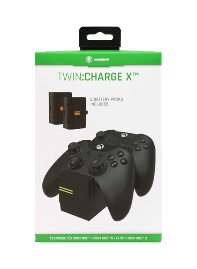 Snakebyte Twin: Charge X Charging Station For Xbox One Controllers Black - Image 4