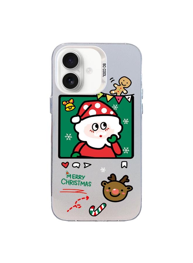اس-توب جراب لهاتف iPhone 16 من سلسلة Christmas Series PC بغطاء كامل ونمط هاتف - Image 1