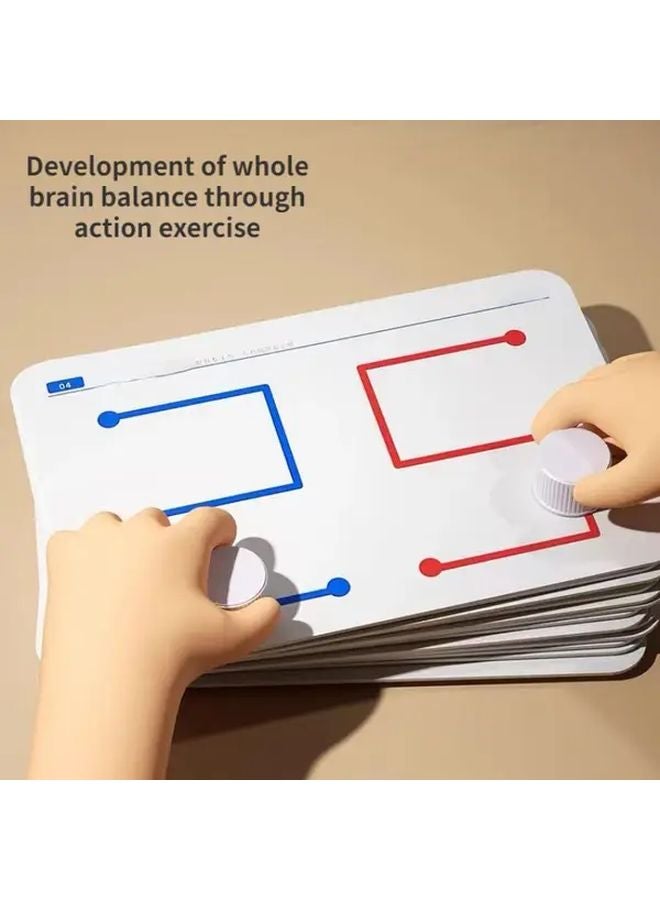 Level Up 20 قطعة ألعاب تطور العقل الأيمن والأيسر ألعاب بازل تعليمية - Image 2