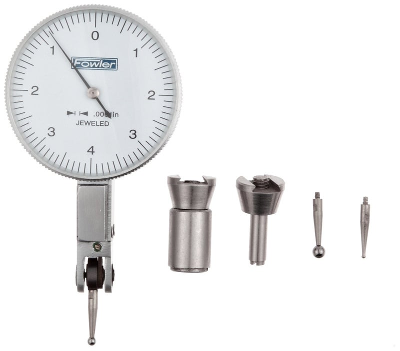 Fowler 52-563-777-0, Horizontal Test Indicator With 0-0.008" Measuring Range (White) - Image 1