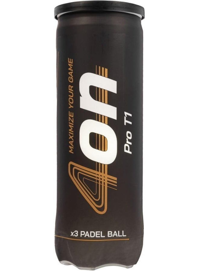 4On Pro T1 Padel Balls - 3 Balls - Image 1