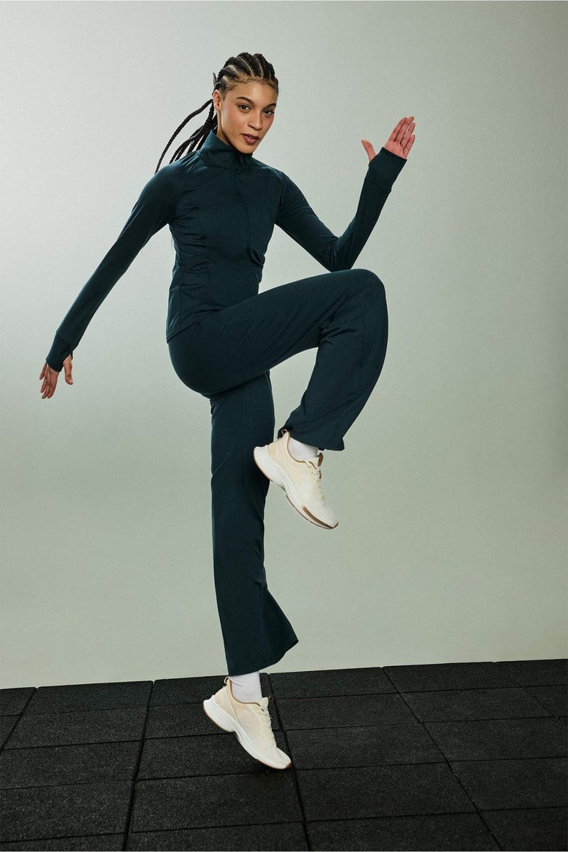 DeFacto Wide Leg Shaping High Waist Soft Touch Sports Sweatpants - Image 2