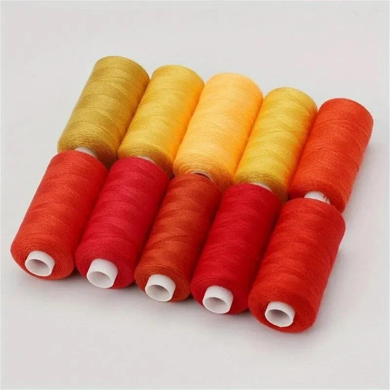Sewing Thread Kits Assorted Colors Sewing Thread for Domestic DIY and Embroidery(03,2set) - Image 2