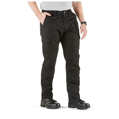 5.11 Tactical Men's ABR Pro Pants, Straight Fit, 9 Pockets, Comfort Waist, Style 74512, Black (New), 42W x 32L - Image 2
