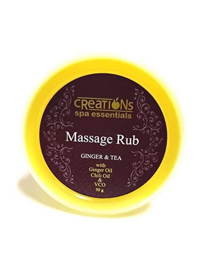 Massage Rub ZEST with Ginger Oil Chili Oil,50g