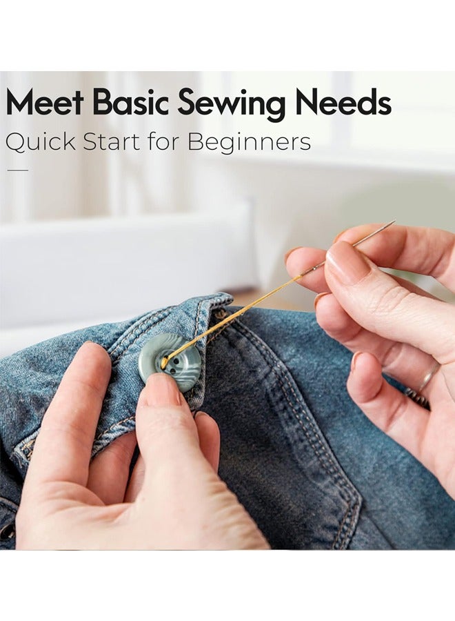 Sewing Tool Gift Set Ideal for mothers, grandmothers, teenagers, beginners and travellers Portable sewing accessories Includes sewing thread, needles and scissors Essential for home life - Image 4