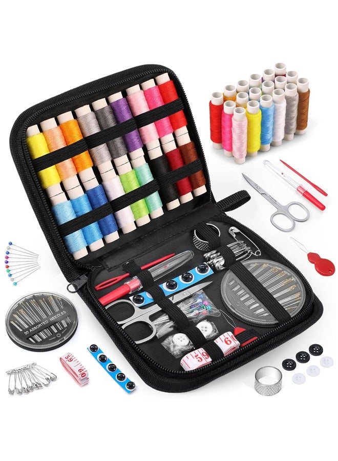 Sewing Tool Gift Set Ideal for mothers, grandmothers, teenagers, beginners and travellers Portable sewing accessories Includes sewing thread, needles and scissors Essential for home life - Image 1