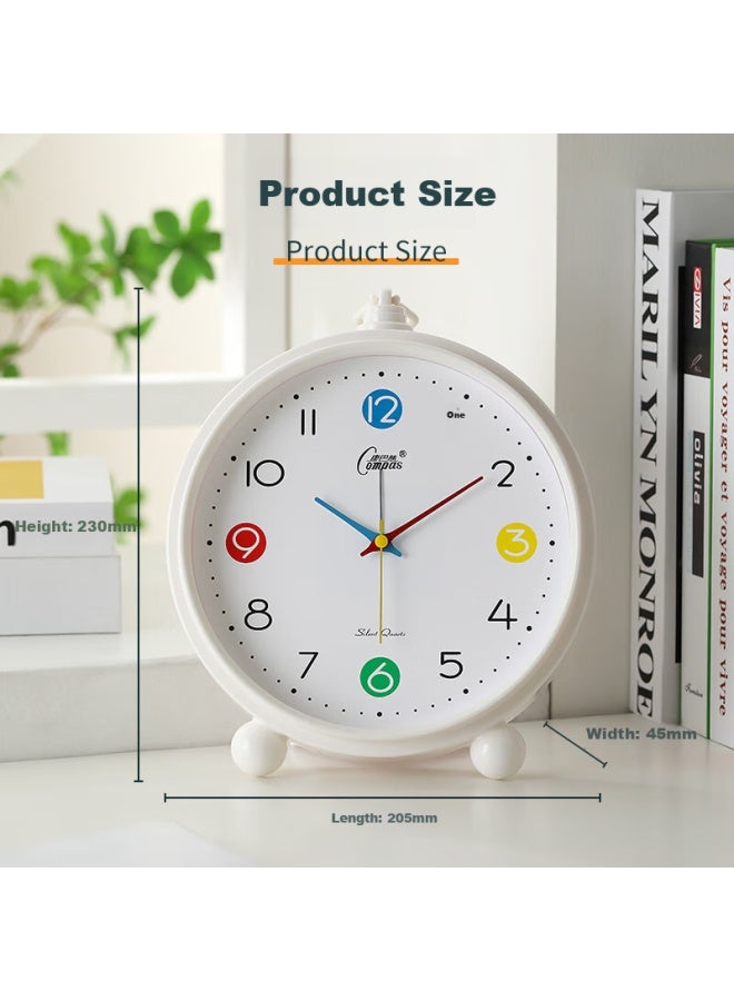 Compas Kangbasai Desktop Alarm Clock For Children And Students, Simple Bedroom Bedside Clock, 2364 Blue - Image 1