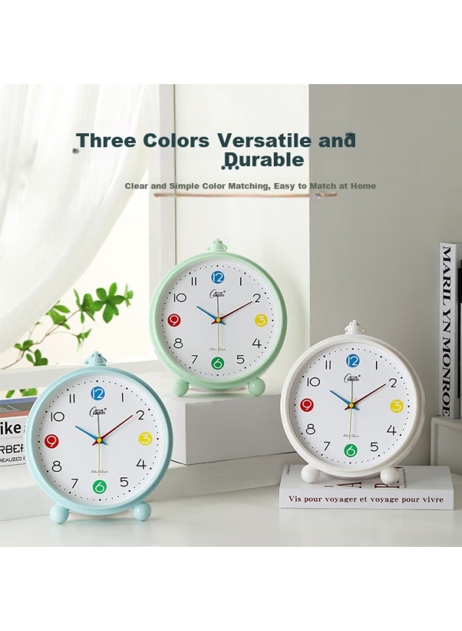 Compas Kangbasai Desktop Alarm Clock For Children And Students, Simple Bedroom Bedside Clock, 2364 Blue - Image 5