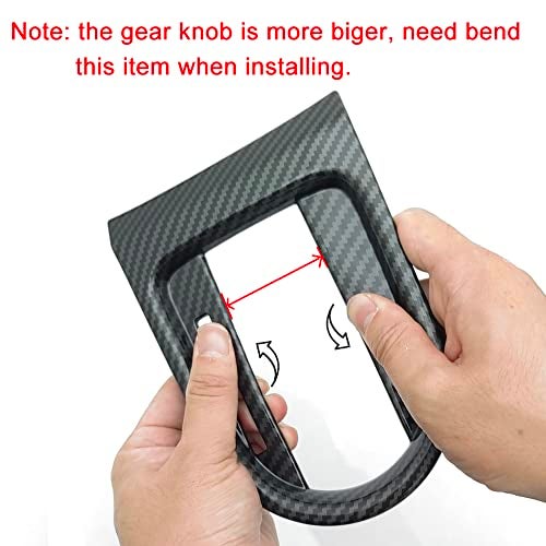 AOKIO Interior Gear Shift Panel Frame Cover Decoration Trim for Ford Mustang Accessories 2015 2016 2017 2018 2019 2020 2021 2022 2023 (Not for Manual Model) - Image 4