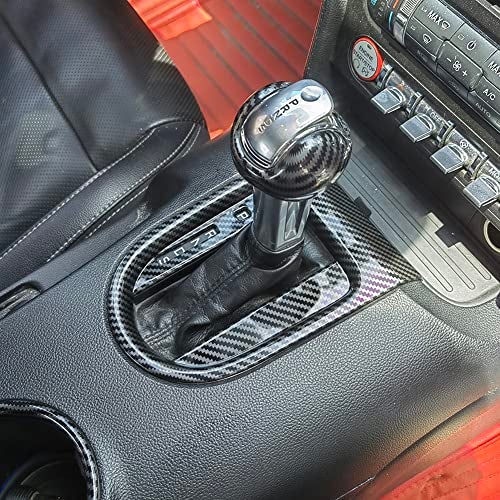 AOKIO Interior Gear Shift Panel Frame Cover Decoration Trim for Ford Mustang Accessories 2015 2016 2017 2018 2019 2020 2021 2022 2023 (Not for Manual Model) - Image 3