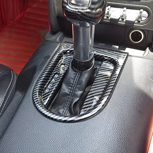 AOKIO Interior Gear Shift Panel Frame Cover Decoration Trim for Ford Mustang Accessories 2015 2016 2017 2018 2019 2020 2021 2022 2023 (Not for Manual Model) - Image 5