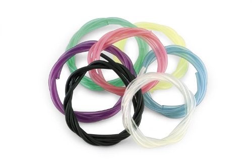 Helix Racing Products Colored Fuel Line 14in x 38in 3ft Transparent Red 1403801 - Image 1