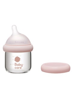 Babycare Babycare - Nopayon Pro Bottle, Weir Pink, 80 ml, for 0 –1 Month, BPA-Free, Anti-Colic Design, Non-Toxic, Leak-Proof, Soft Nipple, Easy to Clean, Safe for Newborns, Ideal for Breastfeeding Transition  - Image 1