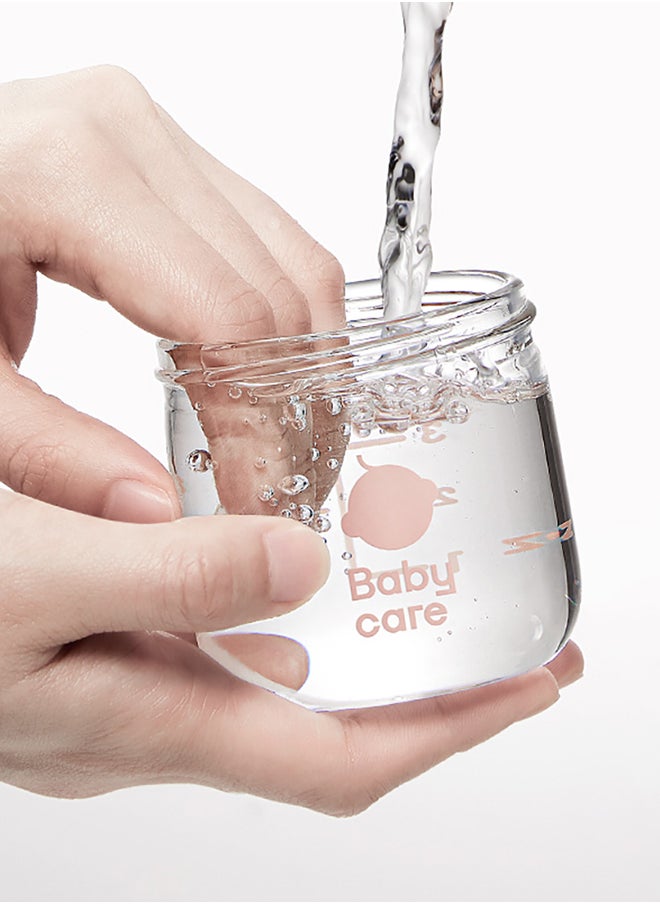 Babycare - Babycare - Nopayon Pro Bottle, Weir Pink, 80 ml, for 0 –1 Month, BPA-Free, Anti-Colic Design, Non-Toxic, Leak-Proof, Soft Nipple, Easy to Clean, Safe for Newborns, Ideal for Breastfeeding Transition - Image 1
