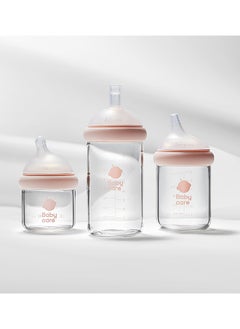 Babycare Babycare - Nopayon Pro Bottle, Weir Pink, 80 ml, for 0 –1 Month, BPA-Free, Anti-Colic Design, Non-Toxic, Leak-Proof, Soft Nipple, Easy to Clean, Safe for Newborns, Ideal for Breastfeeding Transition  - Image 3