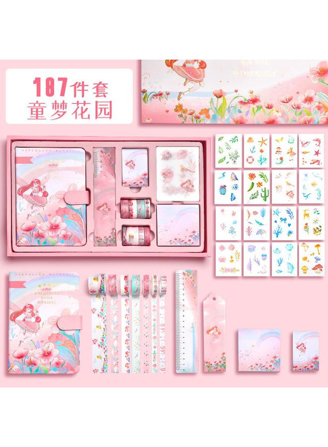 Bluejw 186 Pieces Of Hand-account Stickers This Book Suit Hand-account Books, Full Set Of Tools, Materials, Stickers, Books For Hand-account Materials - Image 1