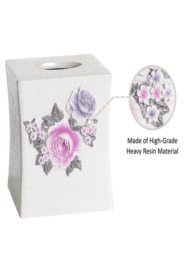 Popular Bath Tissue Box, Michelle Collection, 10x10, Lilac - Image 4