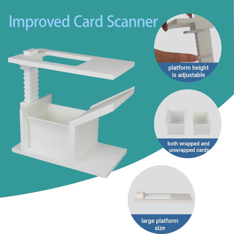Zoravell Card Slinger for TCG & MTG | Sports Card Scanner & Trading Card Scanner Holder Stand | Quickly Scan Gathering Accessories (Height-Adjustable) - Image 3
