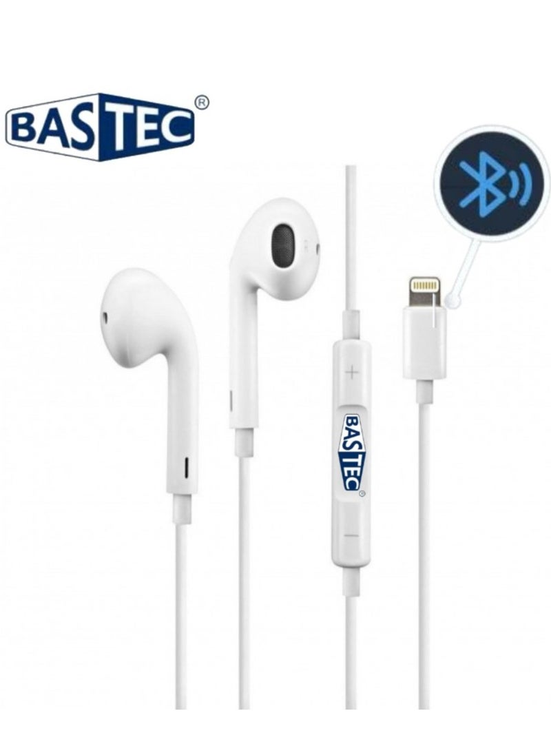 Bastec - "Experience Seamless Connectivity with the BC301 Bluetooth Wired iPhone Headset, Expertly Crafted by BASTEC - Image 1