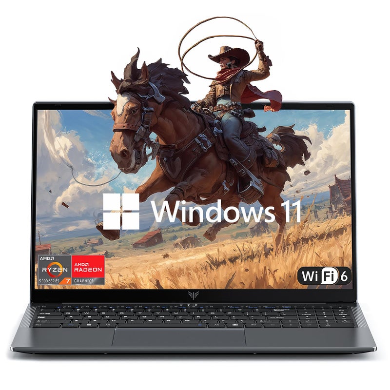 لابتوب ألعاب ACEMAGIC 156 بوصة AMD Ryzen7 5700U لابتوب تقليدي 16GB DDR4 512GB NVMe SSD لابتوبات AMD WiFi 6 إدخال رقمي HDMI TypeC 35mm صوت كاميرا ويب USB32 لابتوبات مكتبية لابتوب منزلي