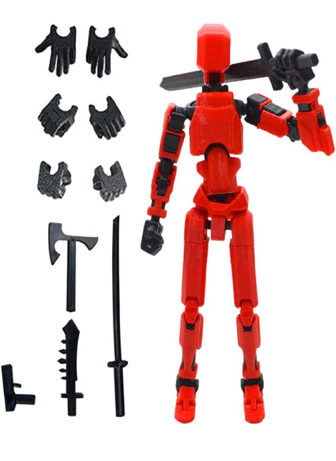 The 3rd Generation Lucky DIY Doll, 13 Movable Joint Doll Full Body Activity Decompression Toys, 3 Pieces  - Image 2