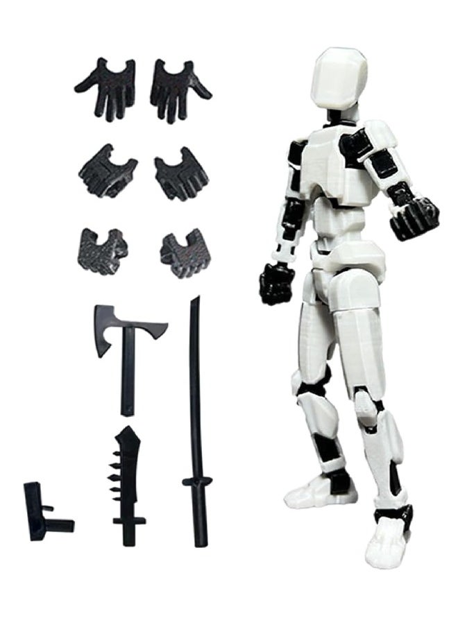 The 3rd Generation Lucky DIY Doll, 13 Movable Joint Doll Full Body Activity Decompression Toys, 3 Pieces  - Image 3