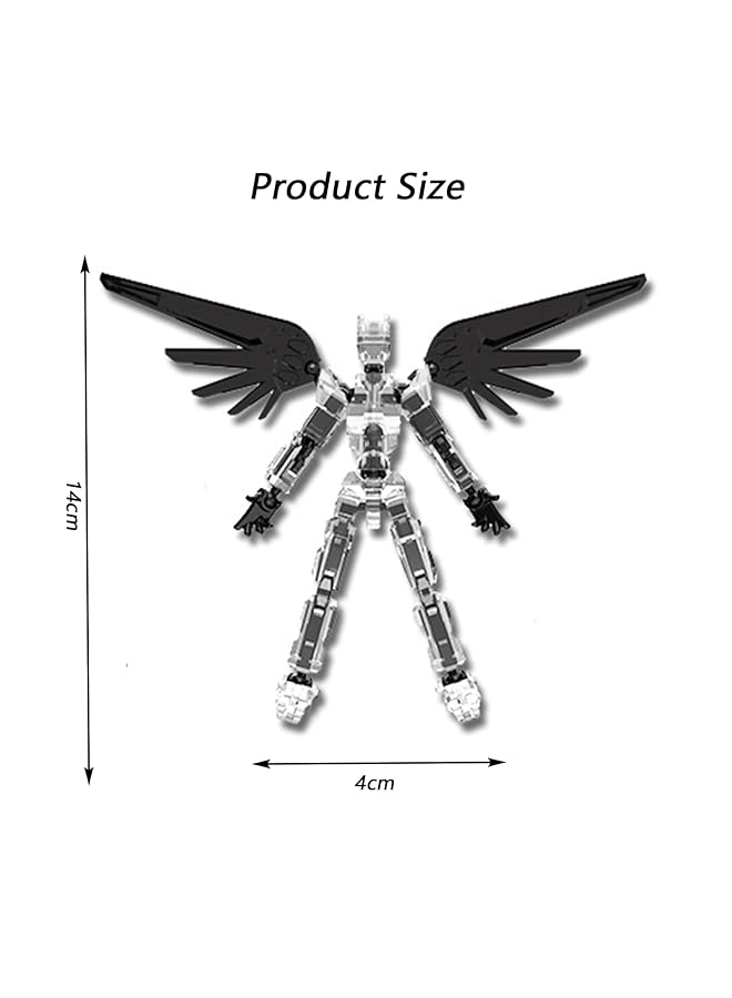 KASTWAVE T13 3D Printed Titan 13 Action Figure Multi Jointed Movable Robot Toy White Collectible Desktop Decoration For Game Lovers - Image 2