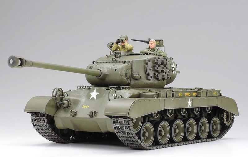 Tamiya Models M26 Pershing 1:35 Scale Plastic Model Kit with 2 Figurines - Image 3
