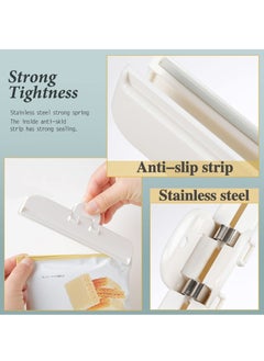 SYOSI Food Bag Clips, 3 PCS Bag Clips for Food Storage (3 Sizes), Reusable Food Storage Clips Sealing Clips for Sealing Food, Snacks, Coffee, Chip Bag Clips Packet Clips for Kitchen, Home, Office  - Image 4