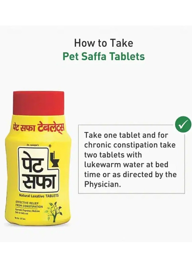 Pet Saffa Natural Laxative 14 Tablets - Image 2